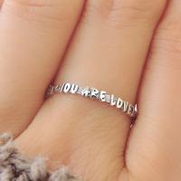 You Are Loved Word Ring