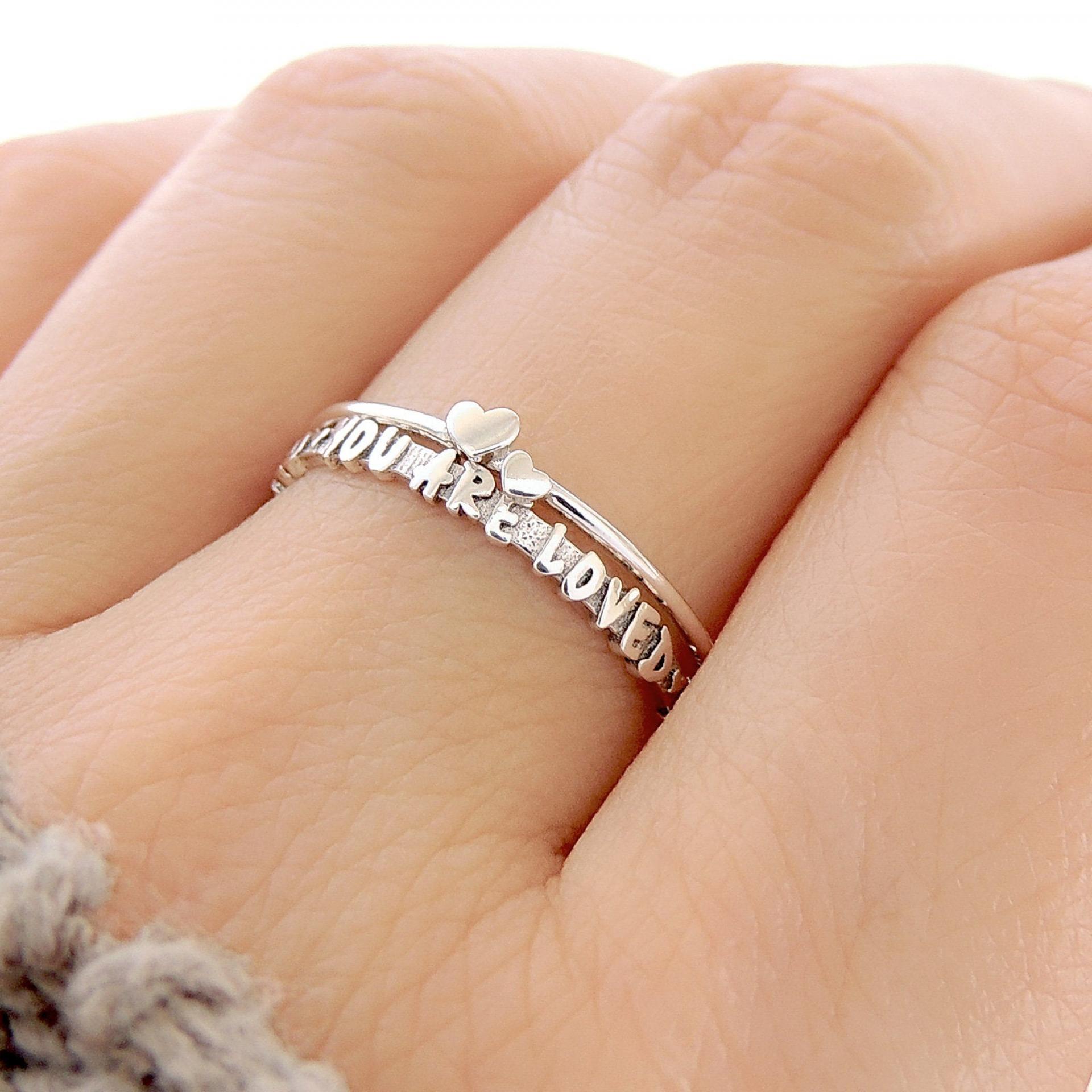 You Are Loved Word Ring